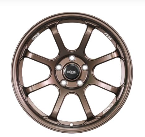 Konig Forged F6SX 18x10 5x120 ET40 Race Bronze Wheel (Knurled Bead) (F6SX08520408)
