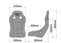 Bride Zieg IV Wide Super Aramid Carbon Bucket Seat in Red *FIA Approved* | HC1BSR